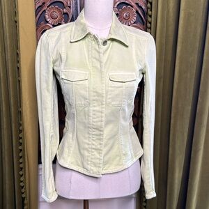 ⚠️‼️Prada Light Green Jean Jacket⚠️‼️